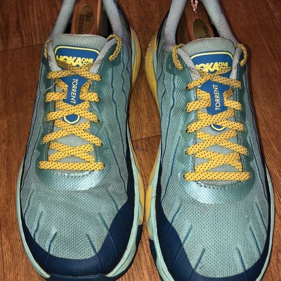 Hoka One One Blue Torrent Trail Run Shoes - Picture 3 of 8